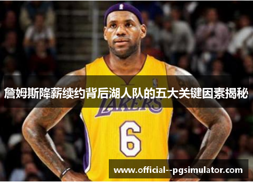 詹姆斯降薪续约背后湖人队的五大关键因素揭秘